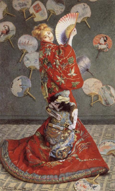 Claude Monet Madame Monet in Japanese Costume